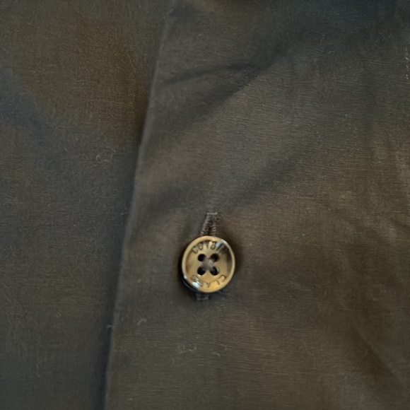 CAVALLI CLASS Navy Men's Comfort Fit Buttondown Shirt 17 1/2 - Picture 2 of 6